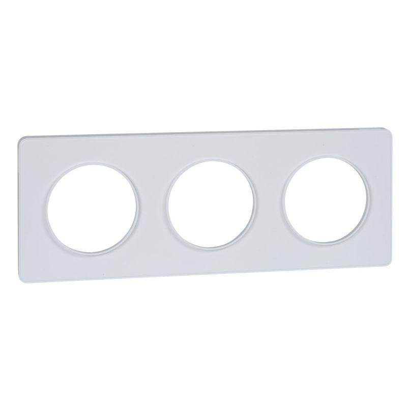 Рамка Schneider Electric 3-м Odace белый  S52P806