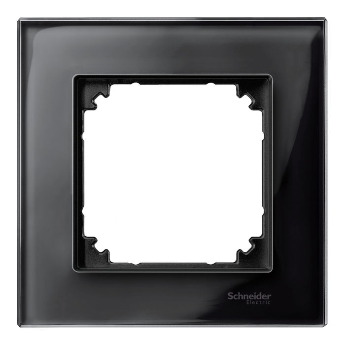 Рамка 1 пост Schneider Electric MERTEN M-ELEGANCE, черный оникс, MTN404103
