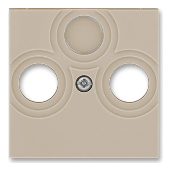 Накладка на розетку телевизионную ABB LEVIT, скрытый монтаж, кофе макиато, 2CHH080300A4018
