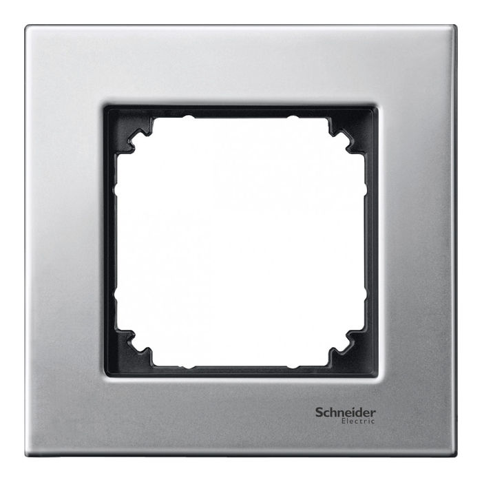 Рамка 1 пост Schneider Electric MERTEN M-ELEGANCE, платиновое серебро, MTN403160