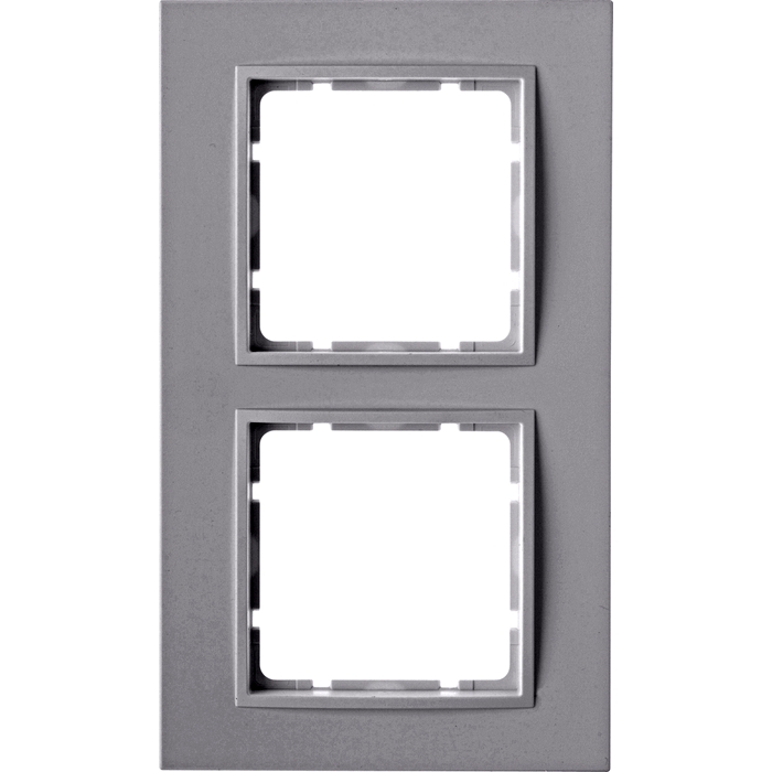 Рамка 2 поста Berker B.7, белый матовый, 10126919