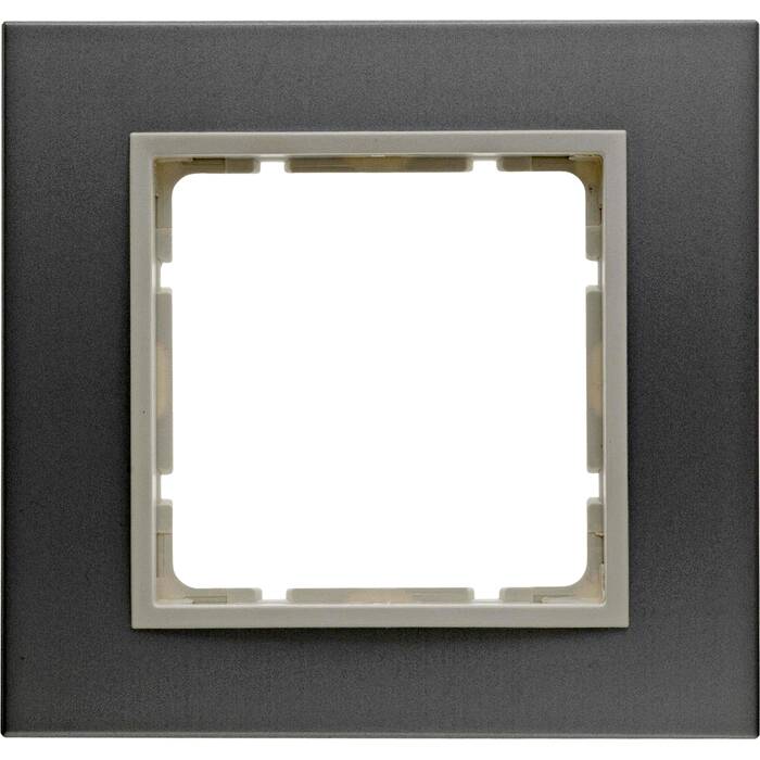 Рамка 1 пост Berker B.7, алюминий, 10116914