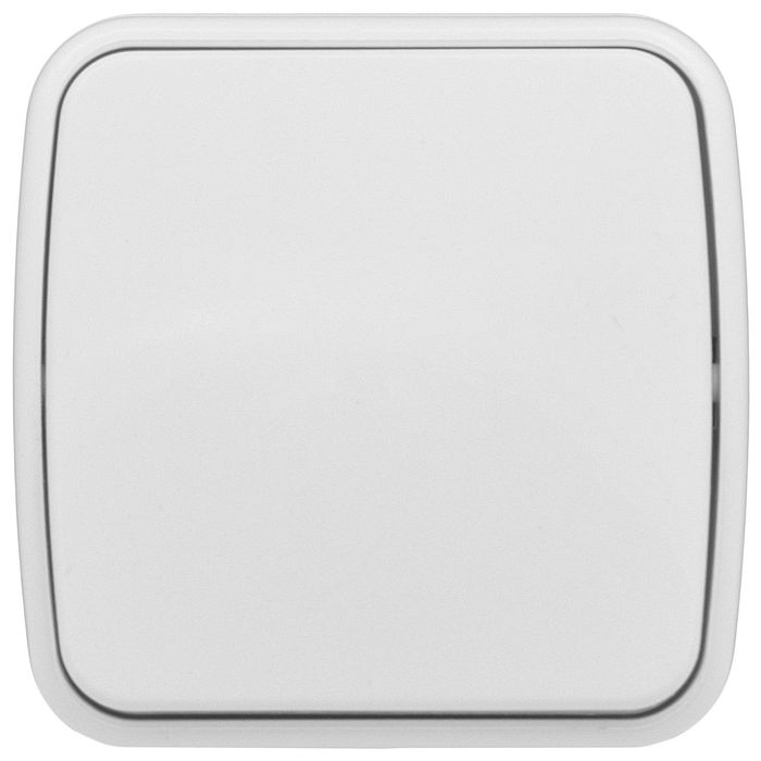 Выключатель одноклавишный кнопочный EKF МАДРИД, белый, EGV10-021-10