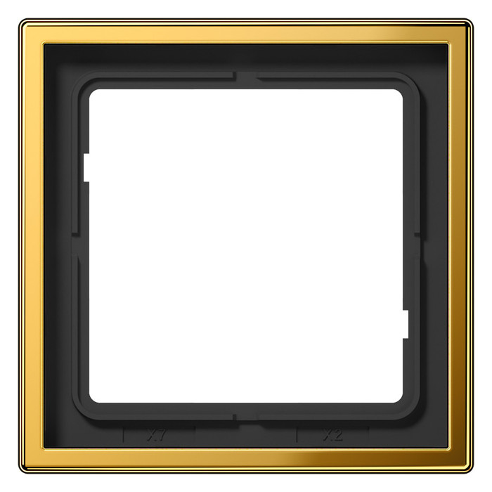 Рамка 1 пост Jung LS METAL, золотой, GO2981