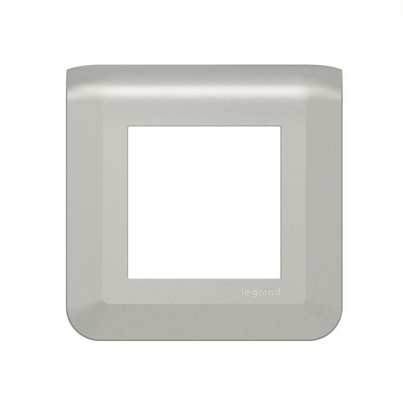 Рамка 2мод. Mosaic алюм. Leg 079302L