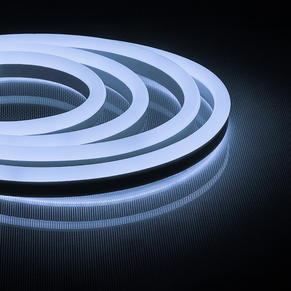 Лента светодиодная LEDх120/м 1м 9.6w/m 220в IP67 6500К неоновая