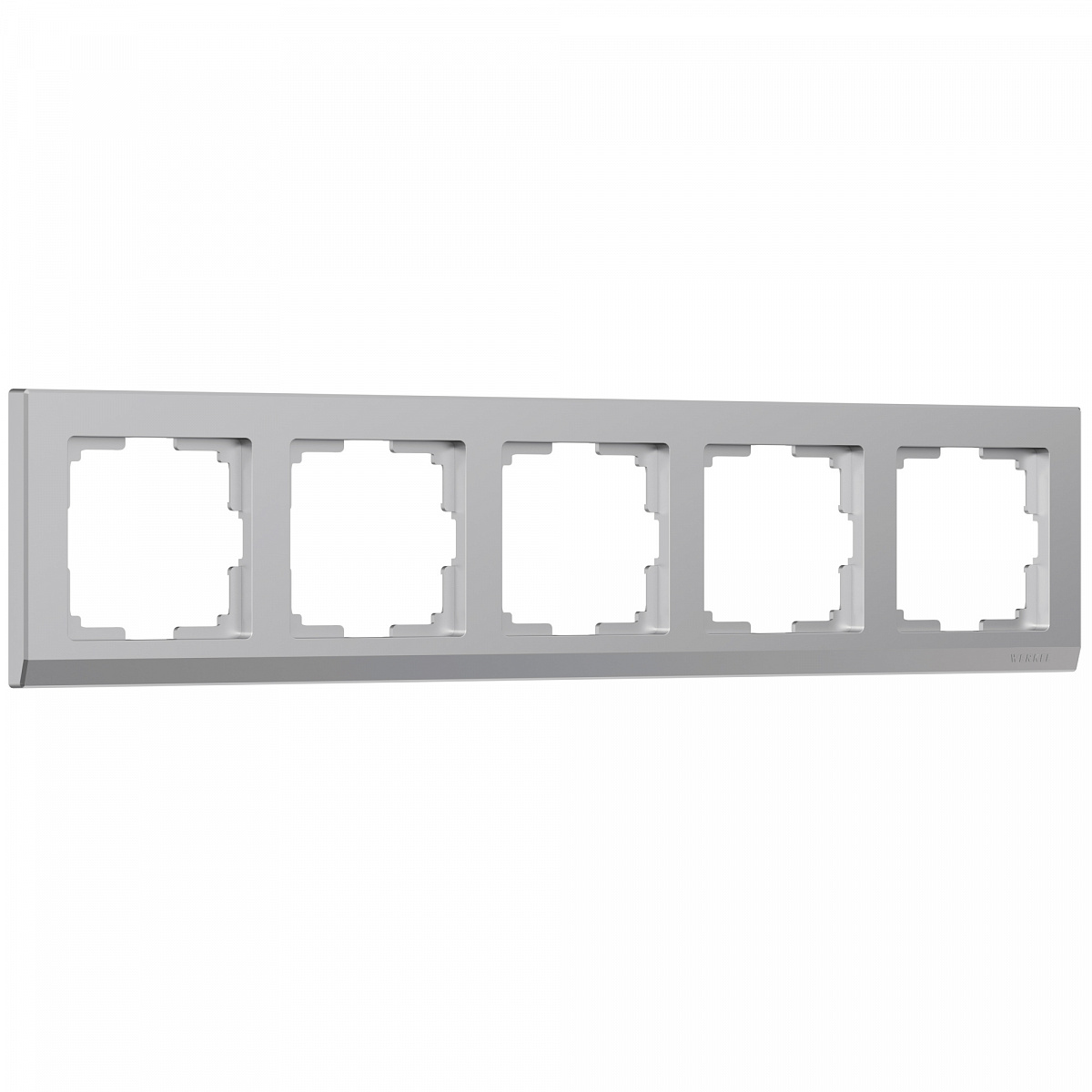 Рамка из поликарбоната на 5 постов Stark серебряный W0051806